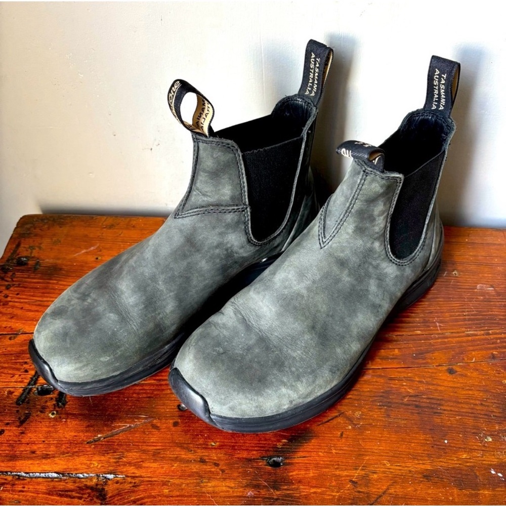 Blundstone 2143 Active Chelsea Boot, Rustic Black, US 9.5